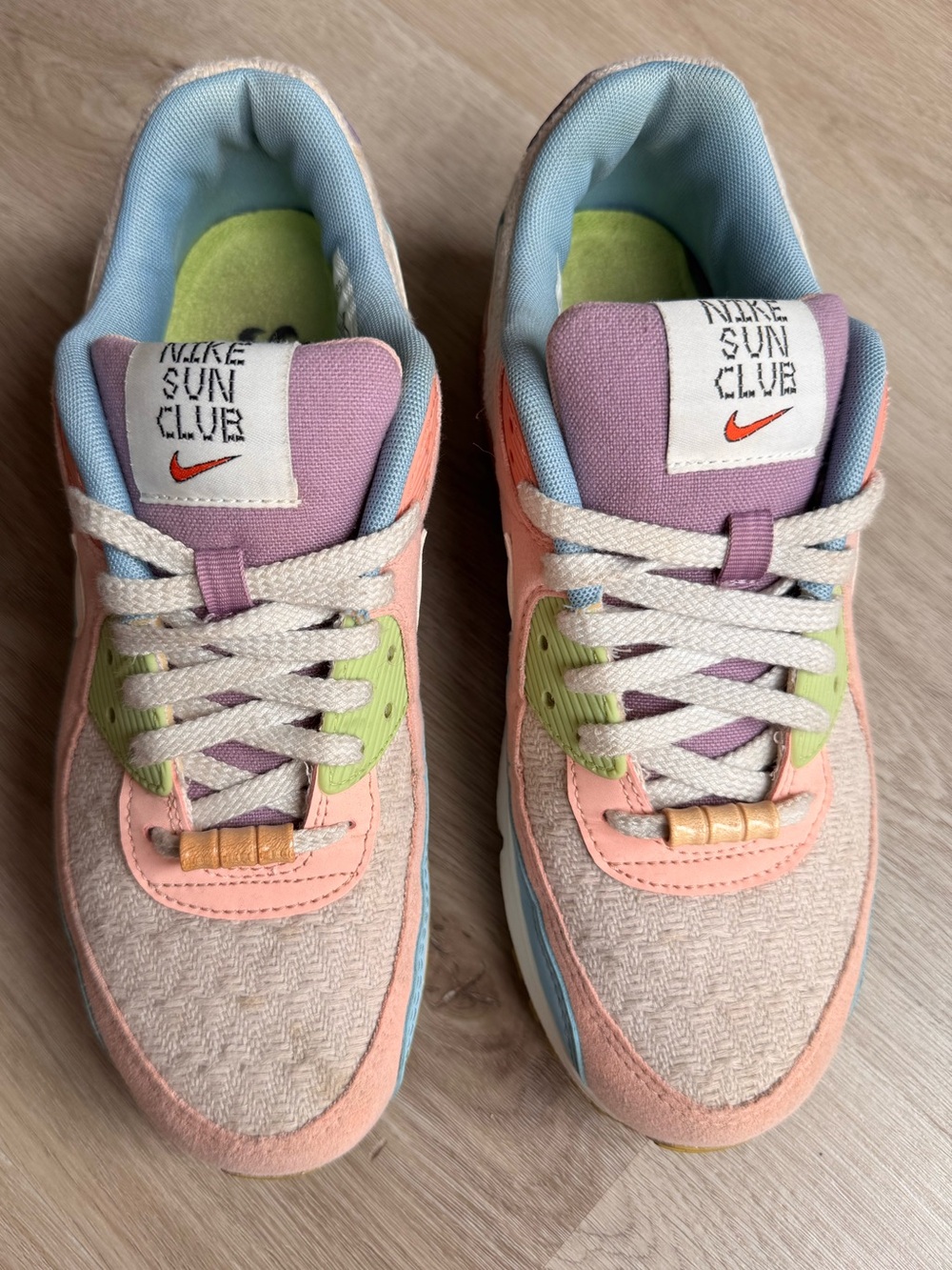 Nike Air Max 90 SE Sun Club Multi Pastel Multi-Color Sneaker - Picture 2 of 8
